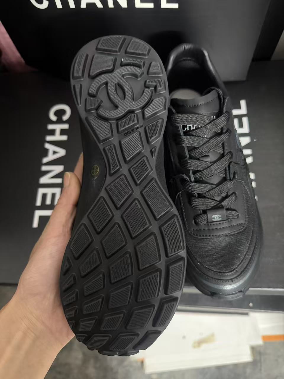 Black and White Horn King Sneakers