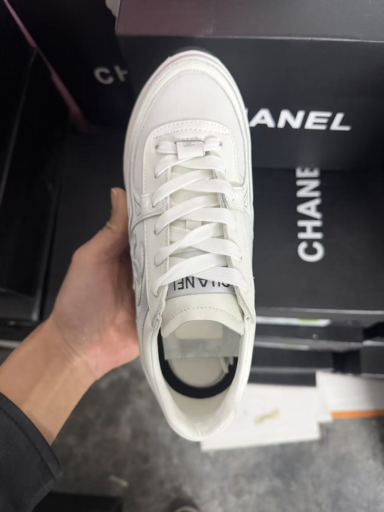 Black and White Horn King Sneakers