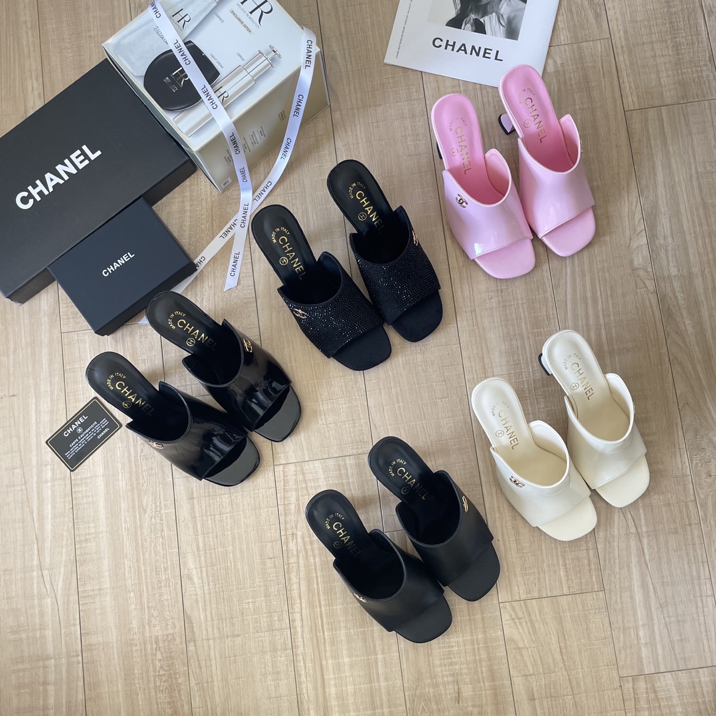 High-heeled chunky-heeled sandals 7cm