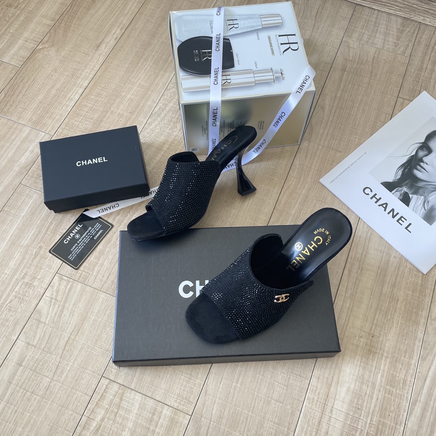 High-heeled chunky-heeled sandals 7cm