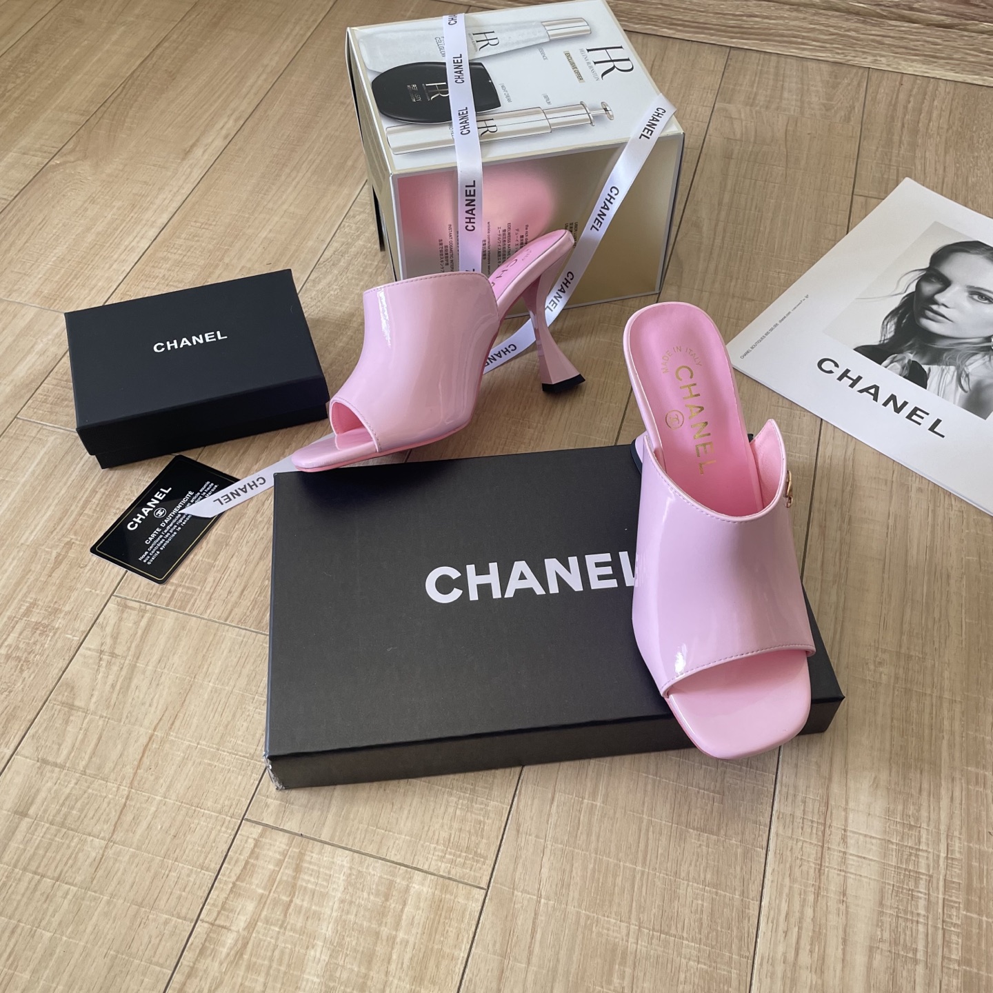 High-heeled chunky-heeled sandals 7cm