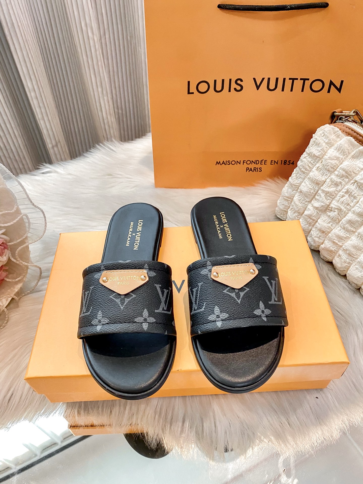 Classic floral slippers 35-42