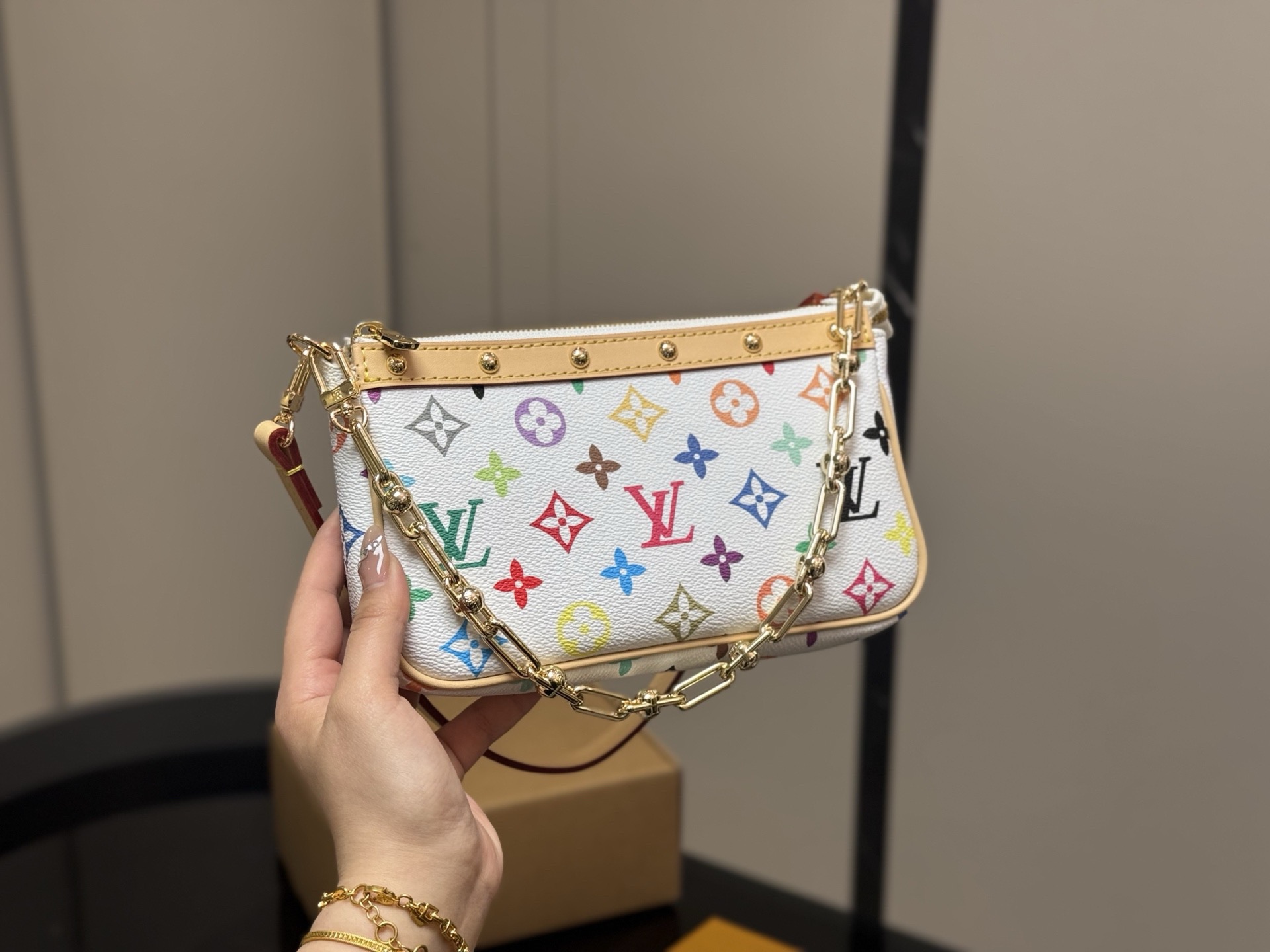 Single-shoulder mahjong bag 21*12