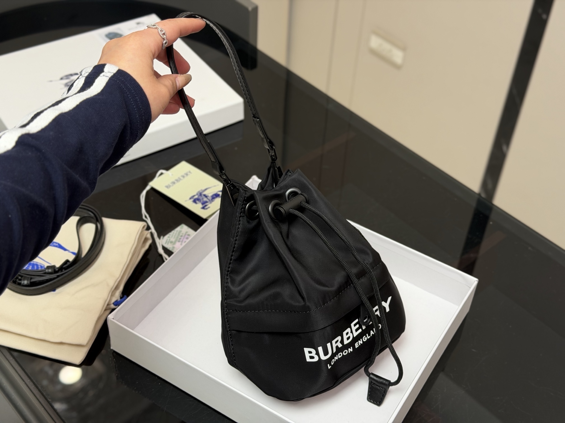 Small lucky bag bucket bag 18*20
