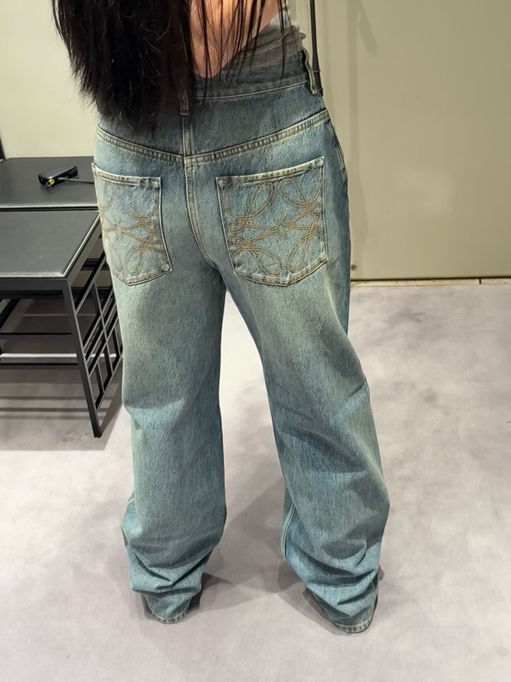 Retro high-waisted jeans SML