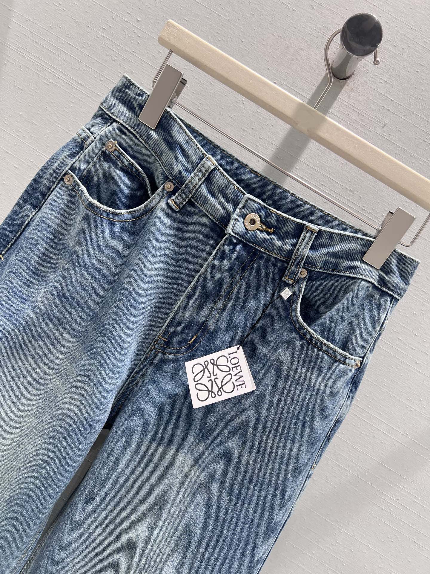 Retro high-waisted jeans SML