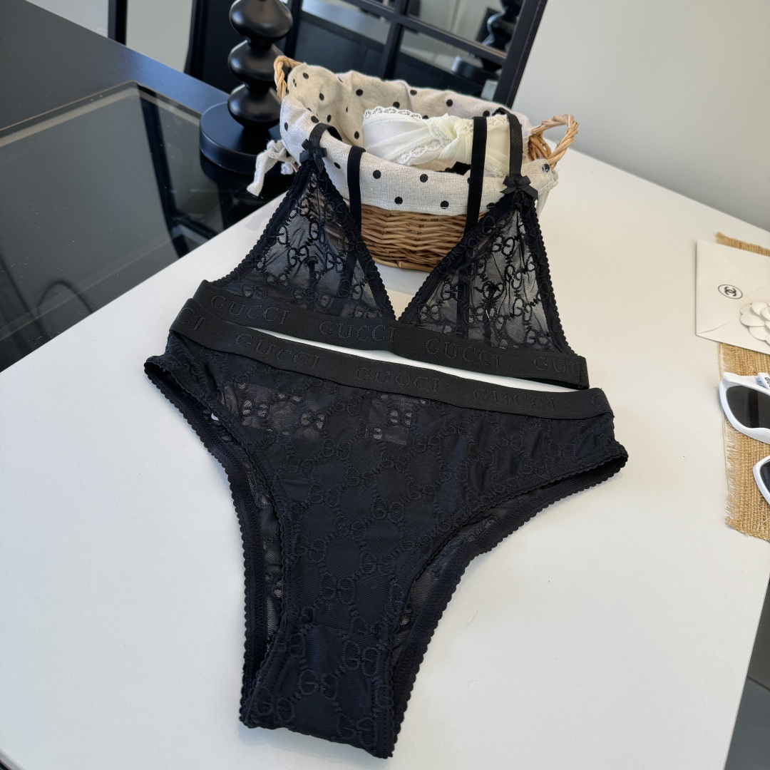 Lace two-piece bikini swimsuit