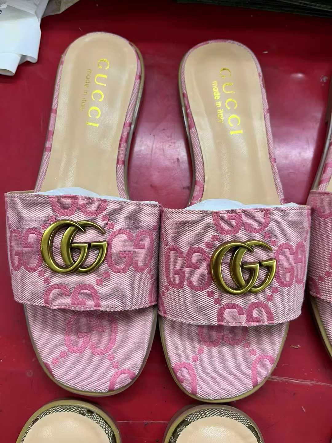 G-buckle flat sandals 35-41