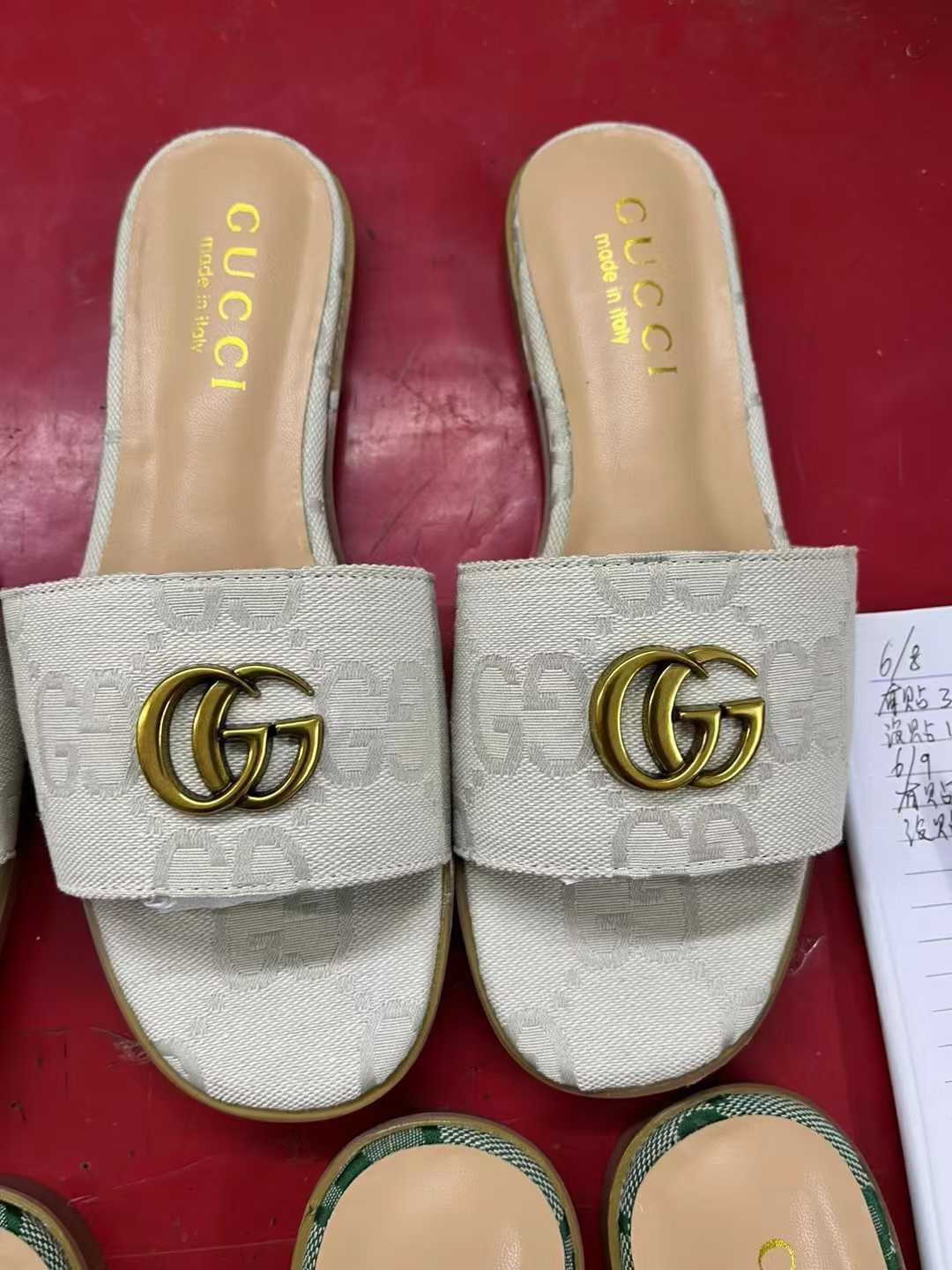 G-buckle flat sandals 35-41