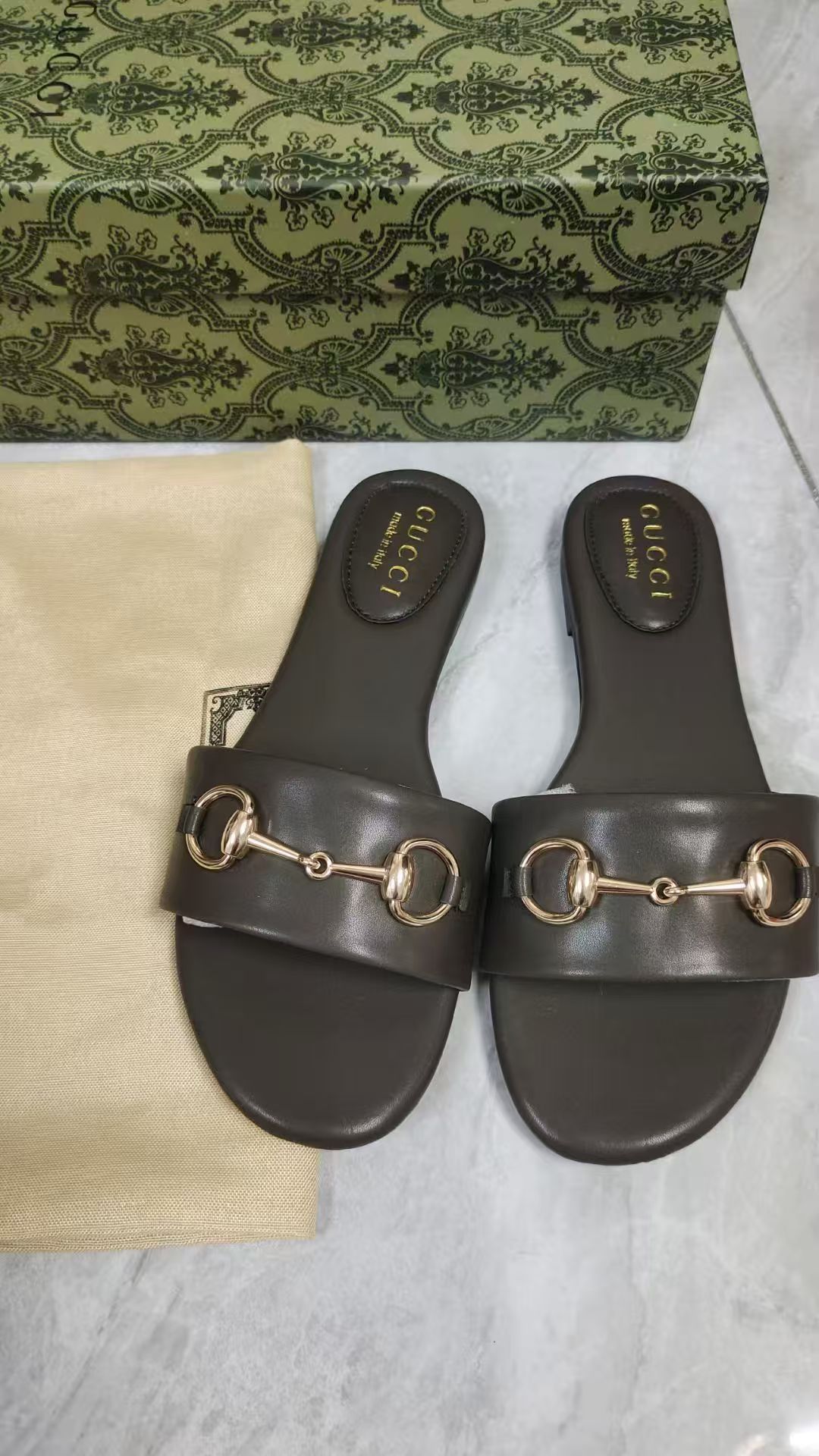 Double G flat bottom slippers / 35-42