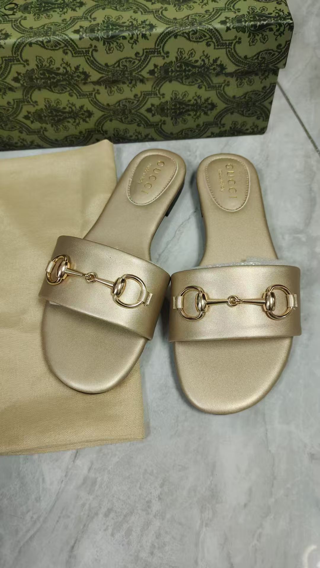 Double G flat bottom slippers / 35-42