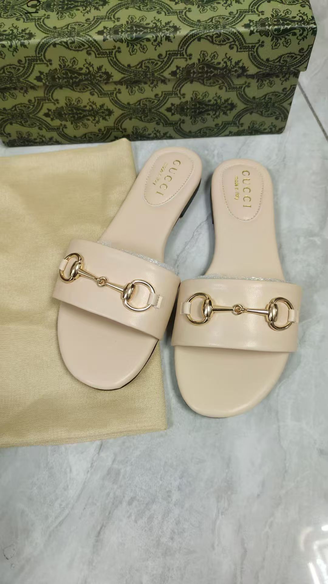 Double G flat bottom slippers / 35-42