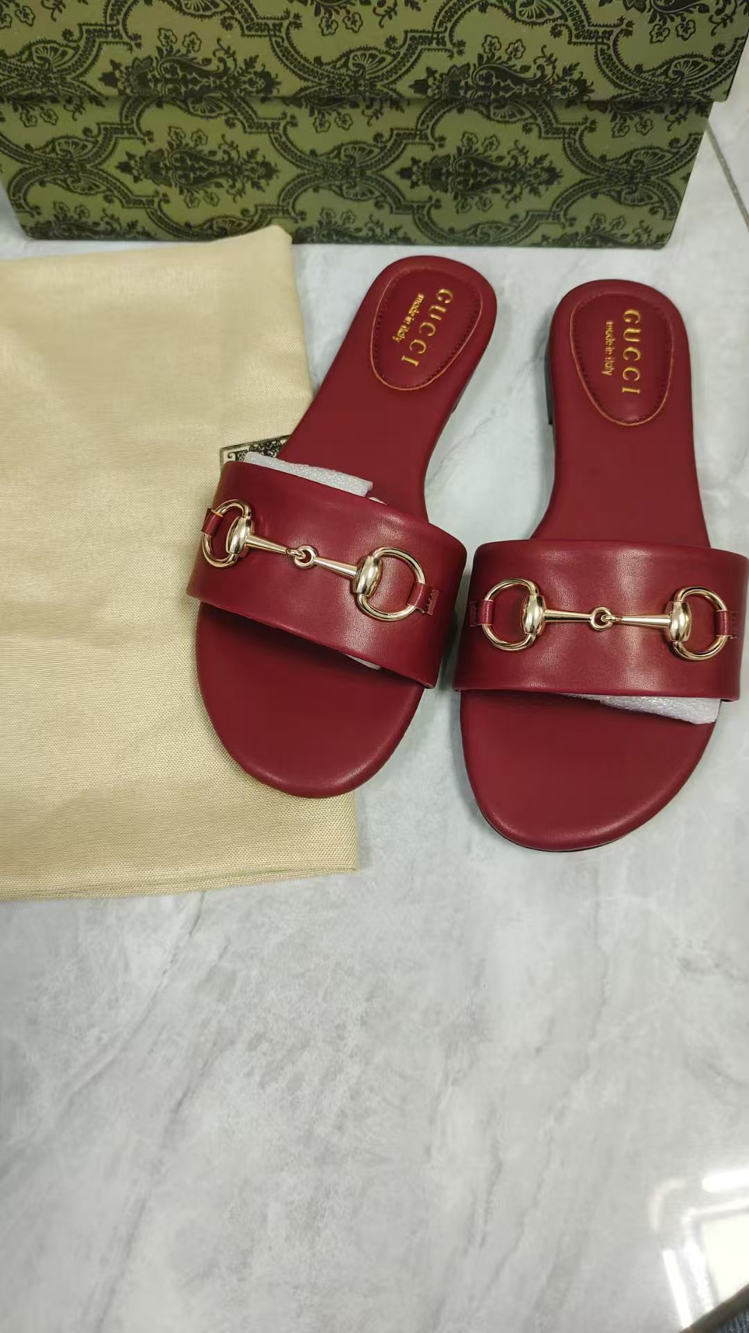 Double G flat bottom slippers / 35-42