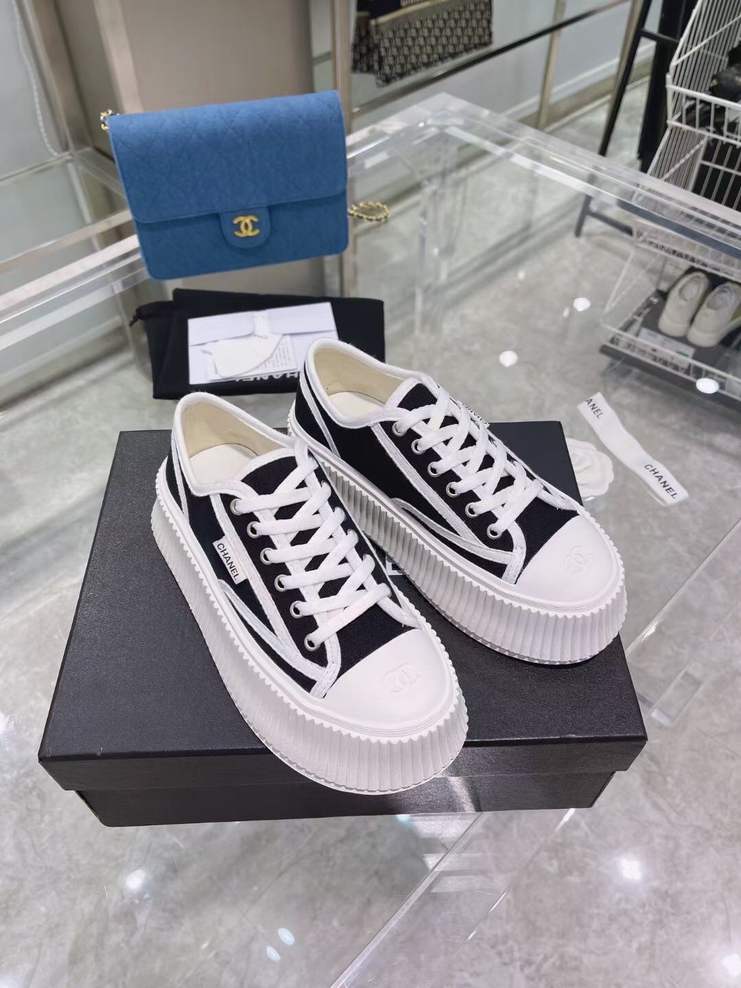 Platform white sneakers 4.5cm/35-40