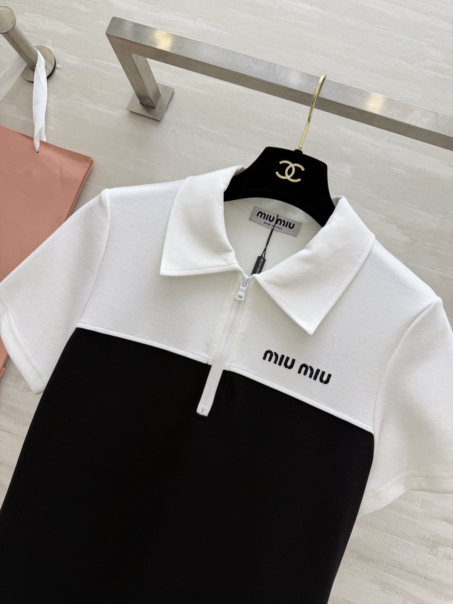 Color-blocked patchwork dress