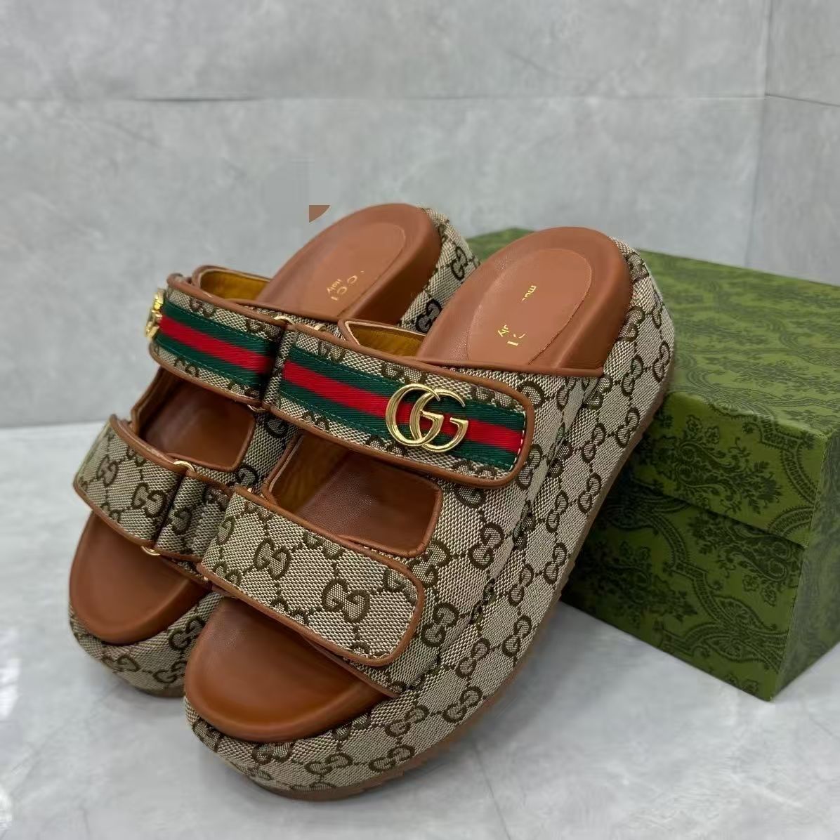 Platform slippers 35-44