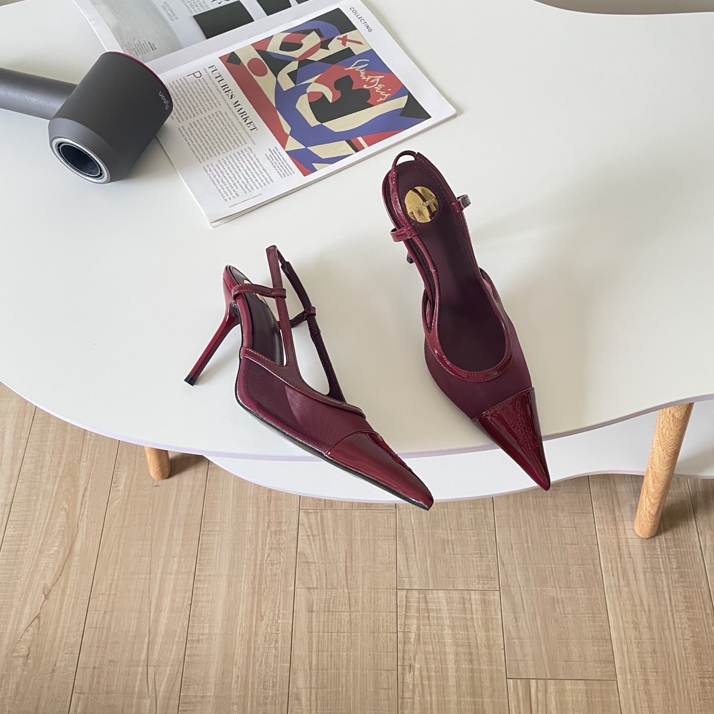 Mesh high-heeled sandals 35-41/9.5cm