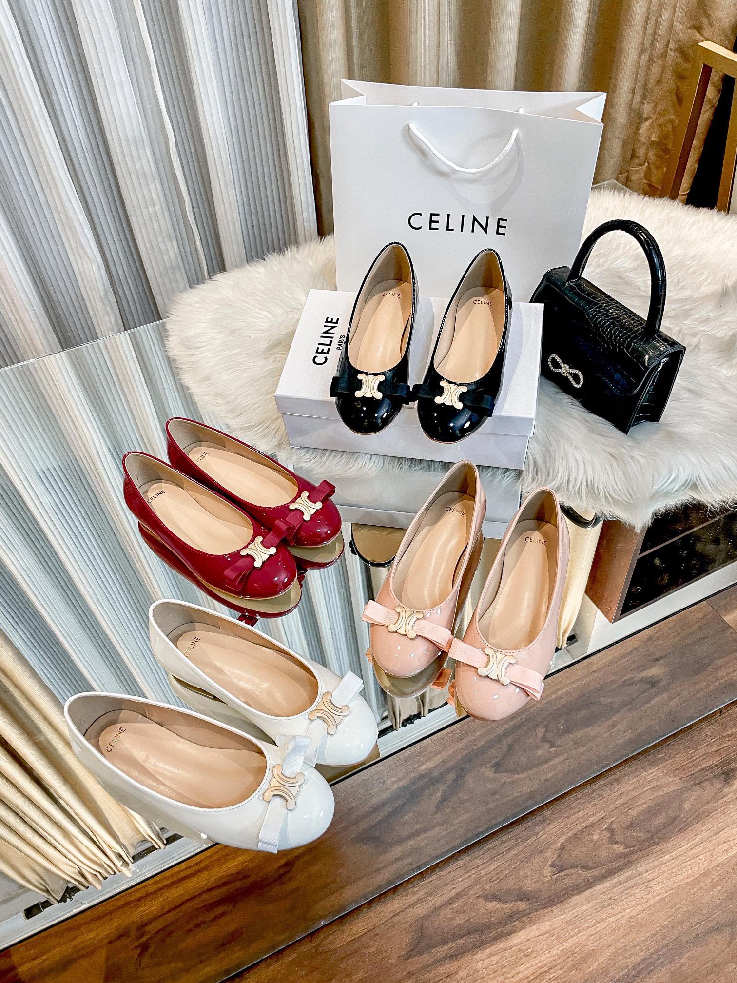 Bow-tied ballet shoes 34-40
