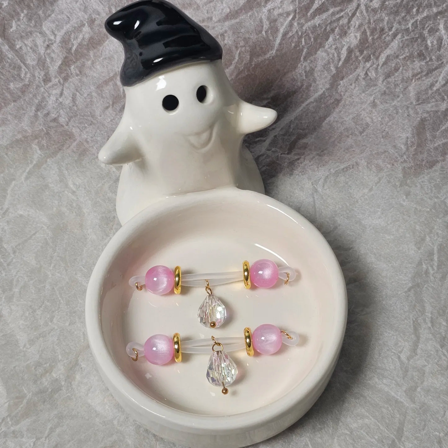 Beaded Acrylic Drop Adjustable Nipple Clamp SM Accessories - image 4