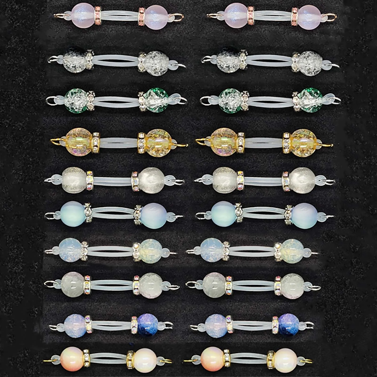 Gold Beaded Adjustable Nipple Clamp SM Accessories - All Color (10 set) - 2(apair) - image 11