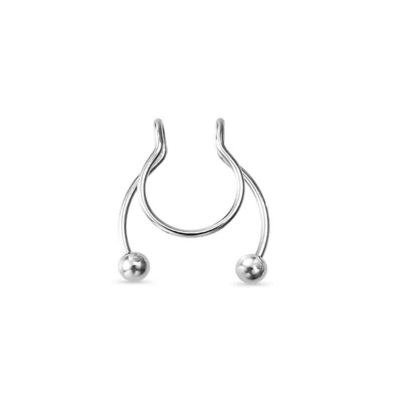 U Shape Non-Piercing Nose Ring - image 6
