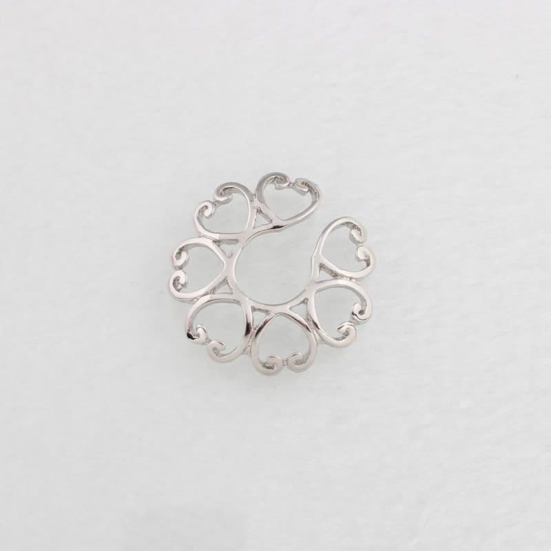 Heart Filigree Adjustable Non-Piercing Nipple Rings - image 4
