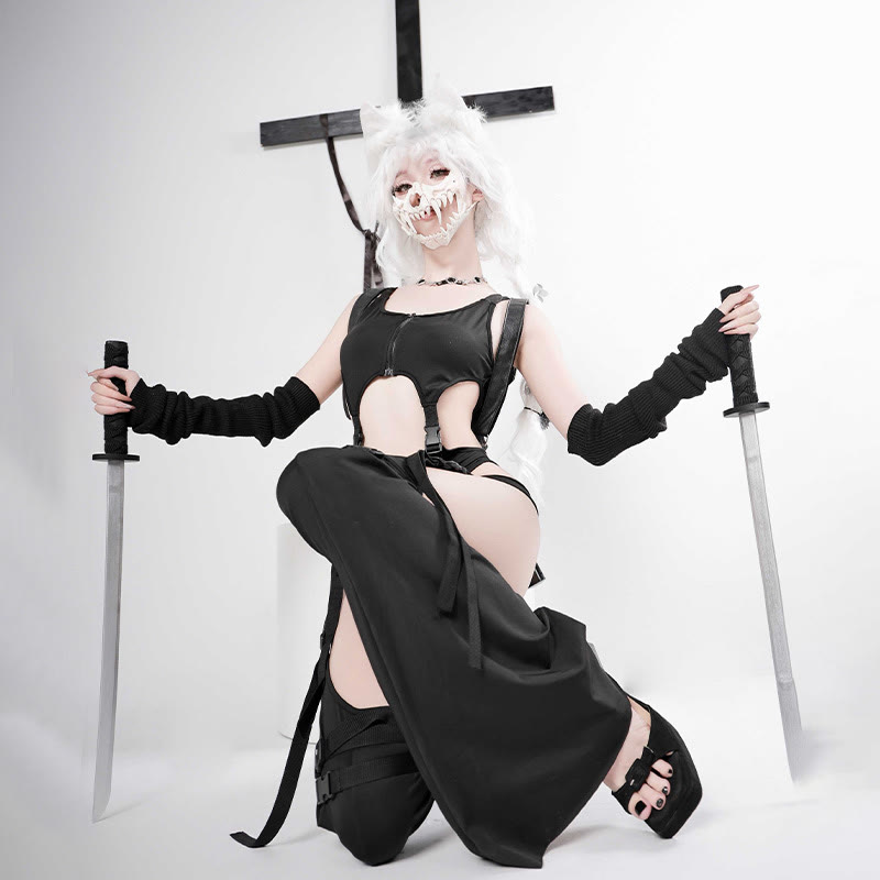 Sexy Hollow Out Lingerie Set - image 1