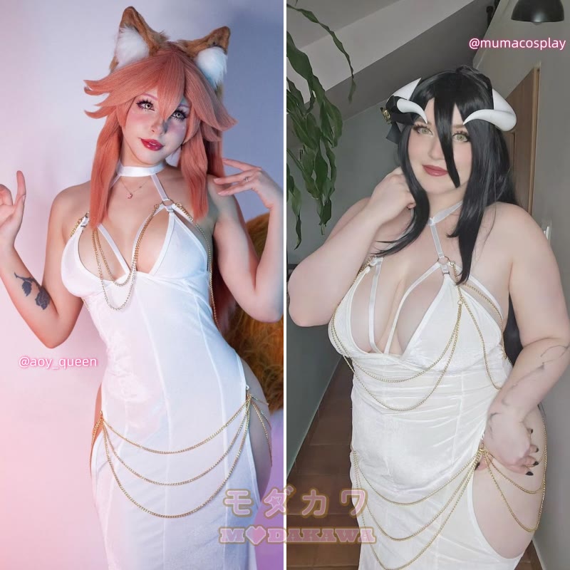 Sexy Halter Hollow Out Backless Chain Fishtail Dress⁠ - image 9