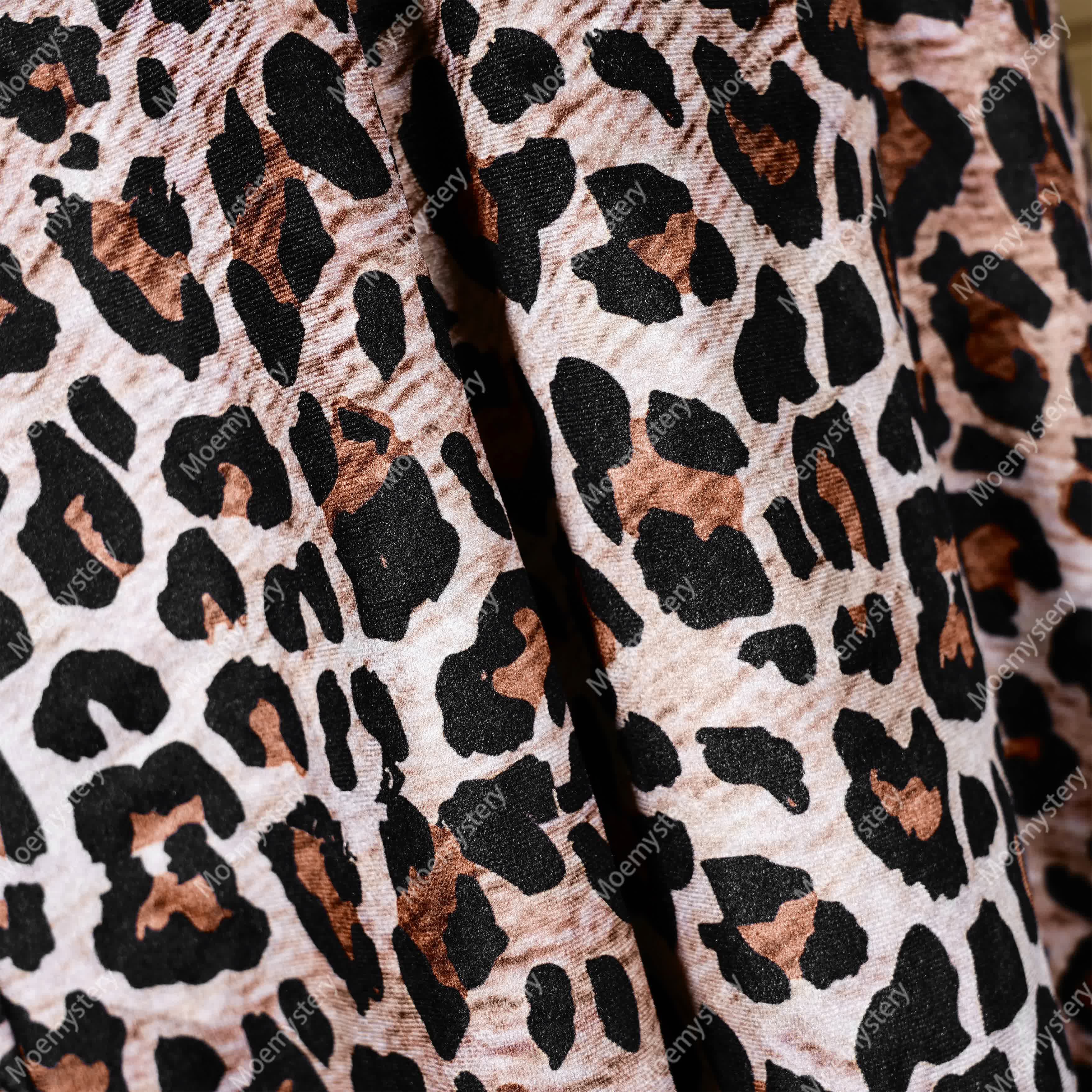 Leopard Print Hollow Out Backless Chain Fishtail Dress⁠ - image 6