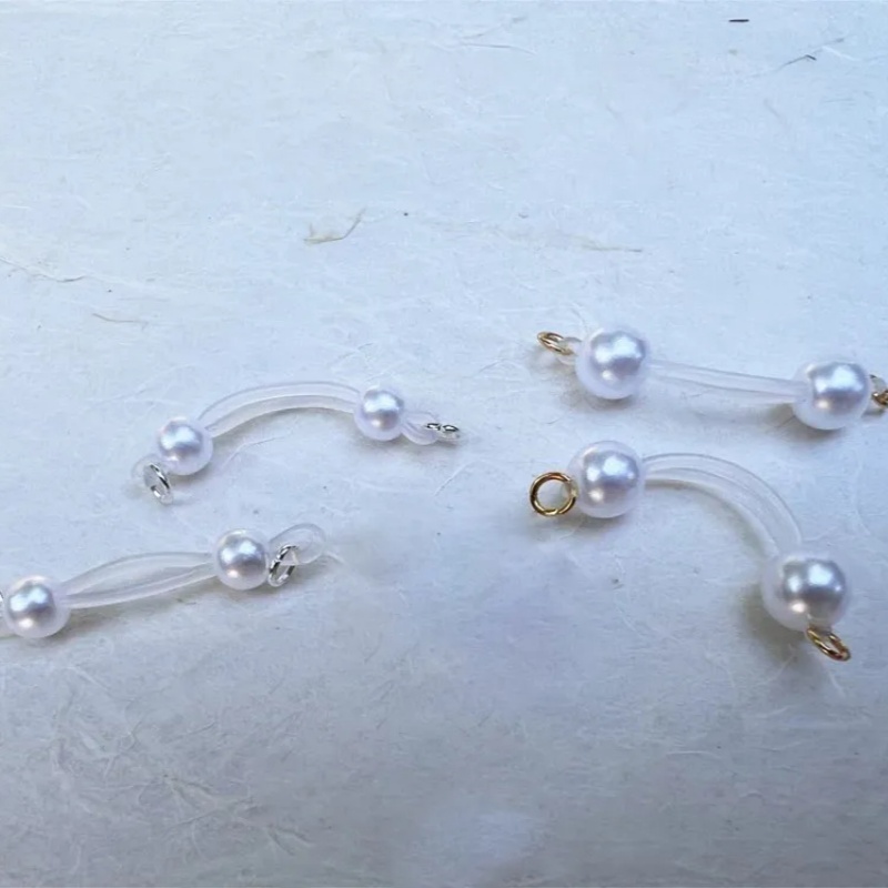 Pearl Adjustable Non-Piercing Nipple Rings - image 4