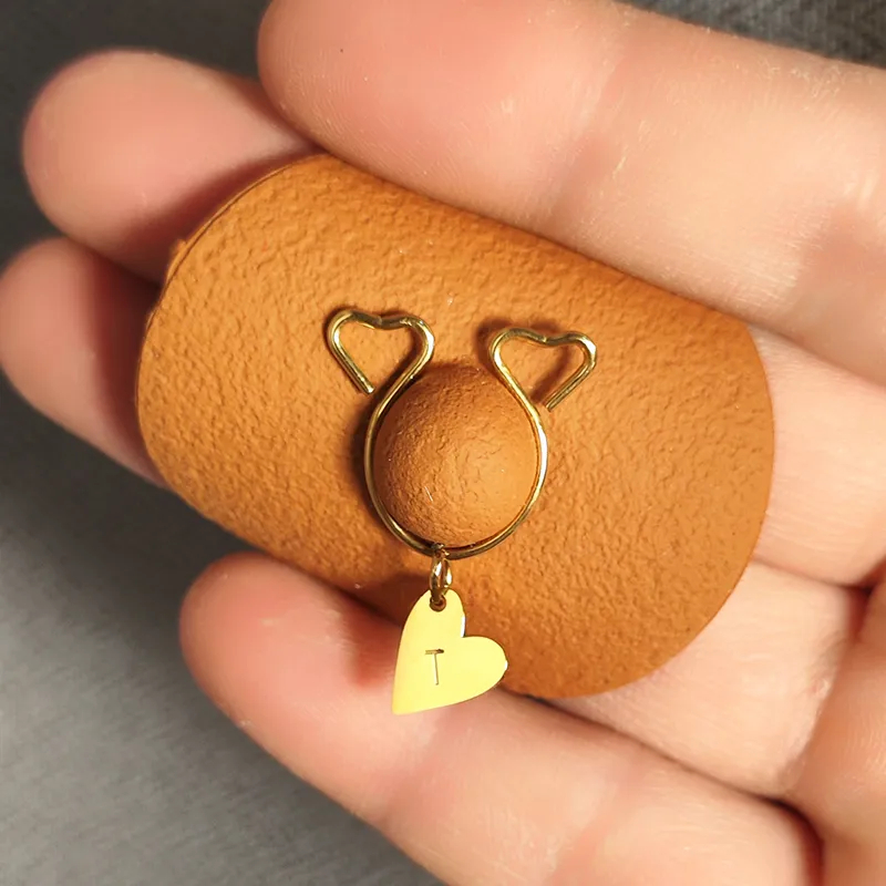 Letter Heart Adjustable Nipple Clamp Lingerie Accessories - Gold - 2 (a pair) - image 2