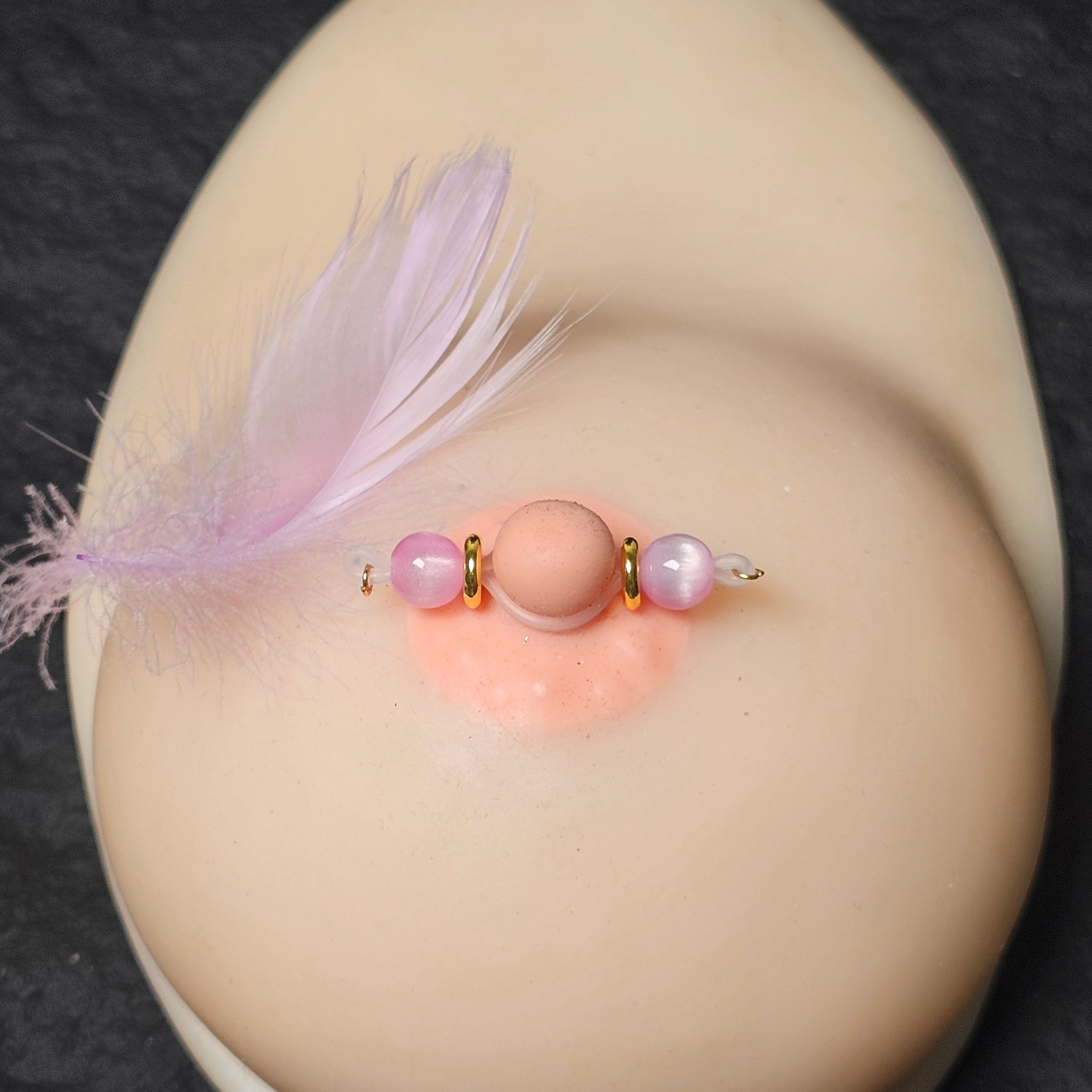 Seduction Spark Crystal Adjustable Non-Piercing Nipple Rings - image 2