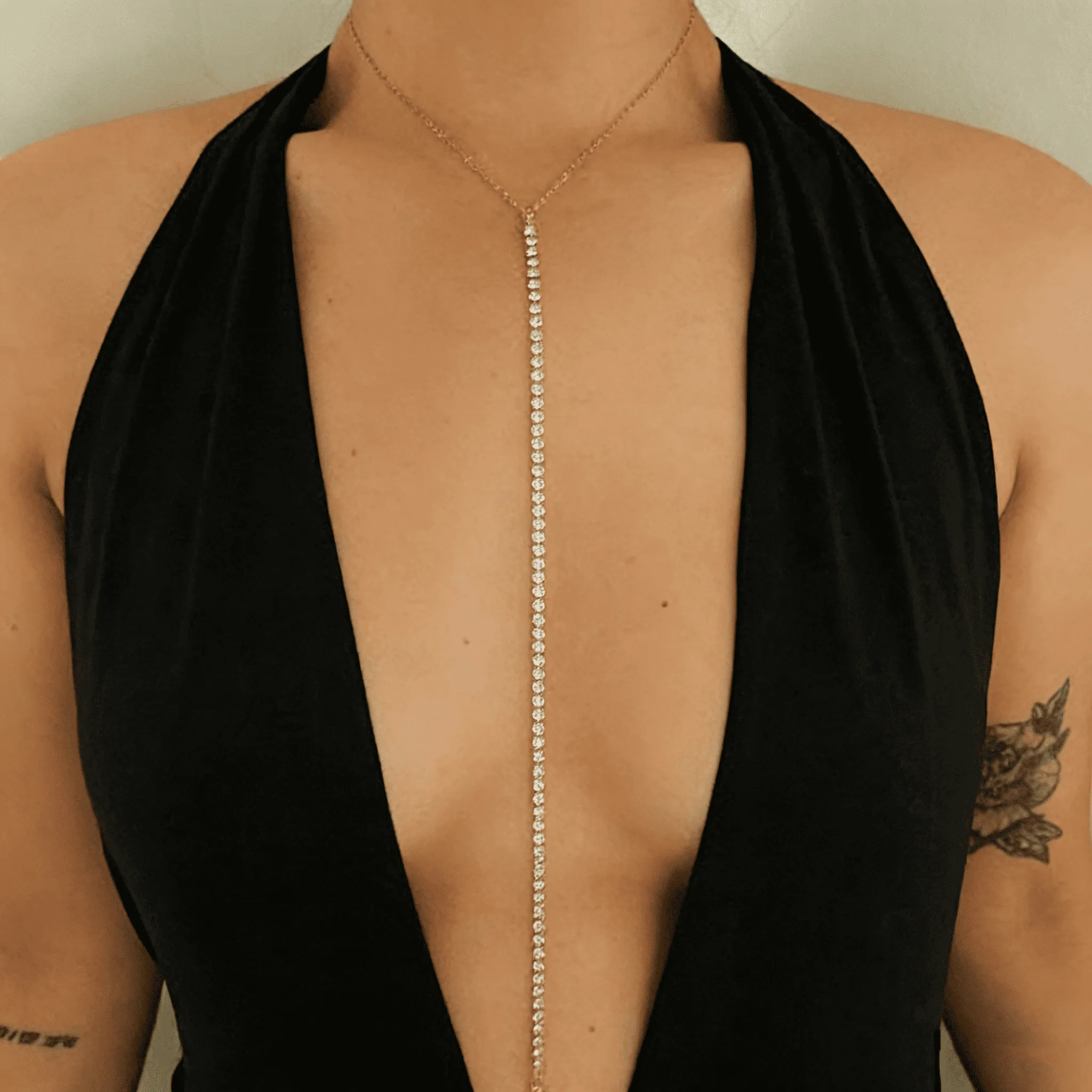 Rhinestone Body Chain Jewelry - image 4
