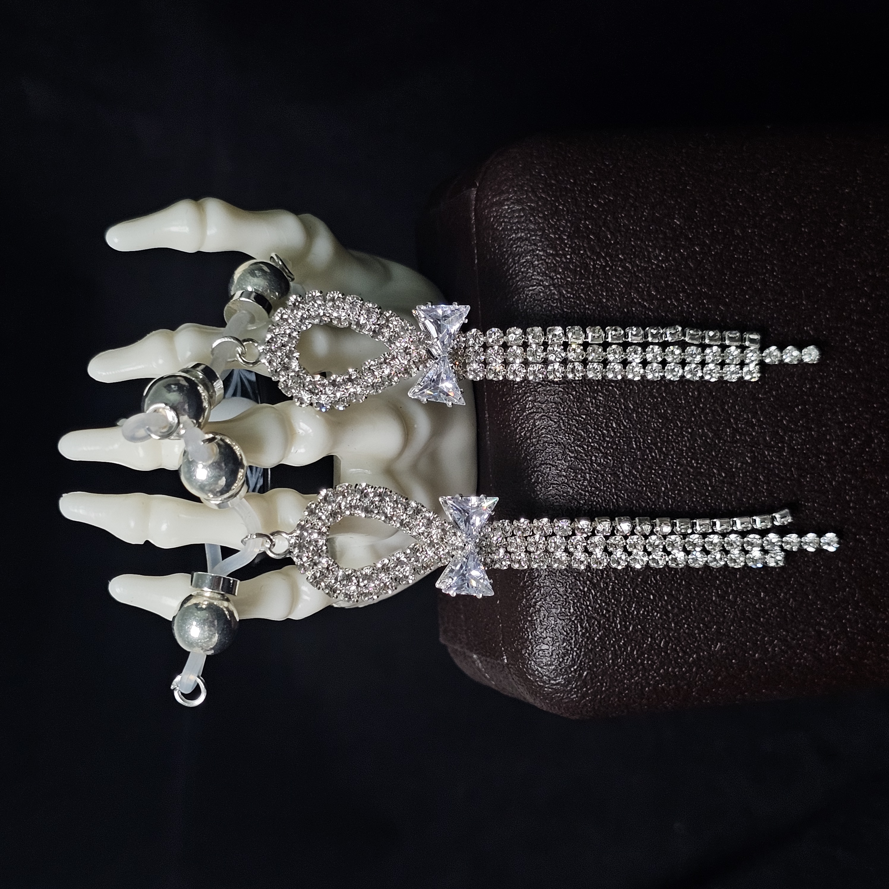 Rhinestone Adjustable Nipple Clamp Lingerie Accessories - image 5