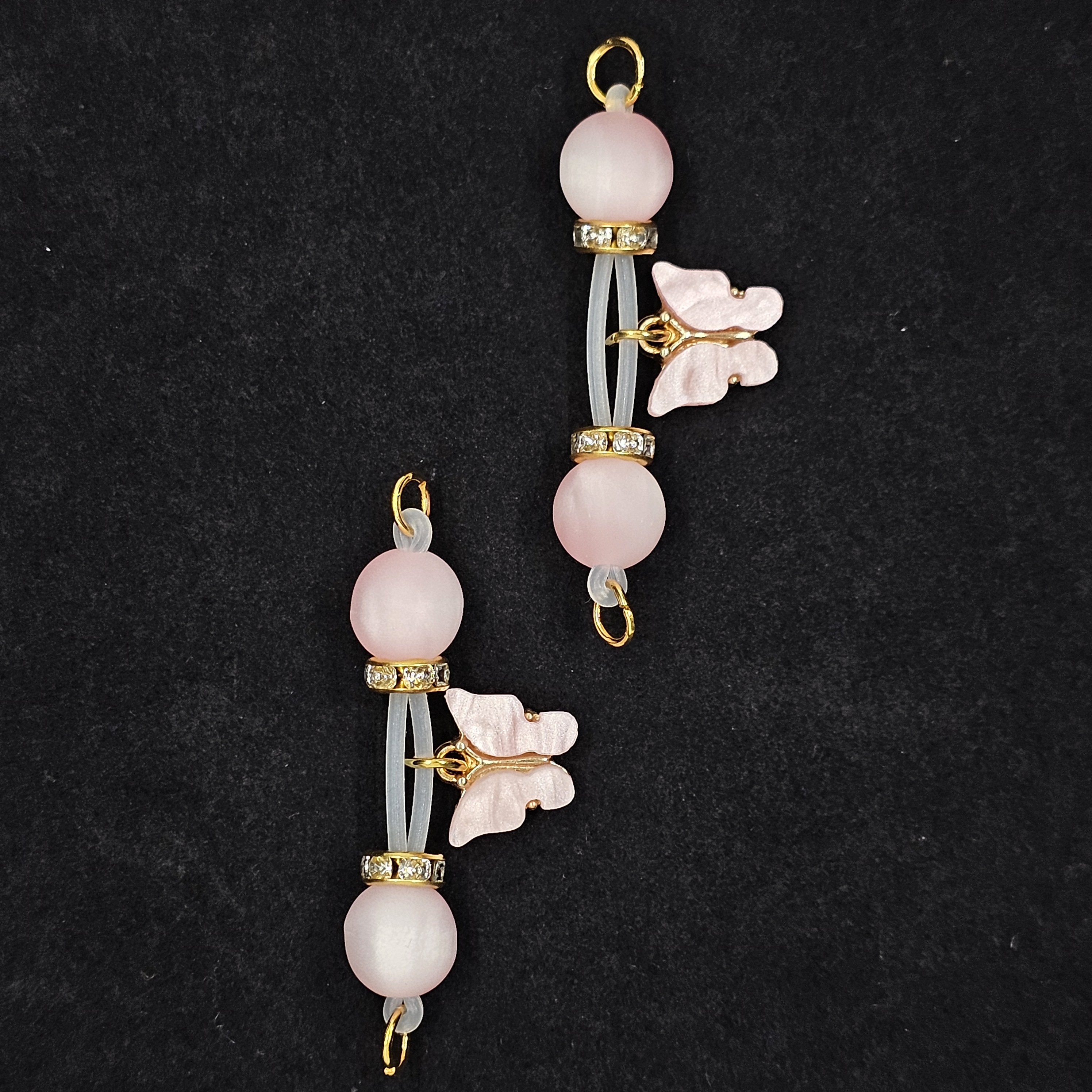 Cloud Butterfly Nipple Ring Adjustable Lingerie Accessories - Pink - 2 pack (one pair) - image 2