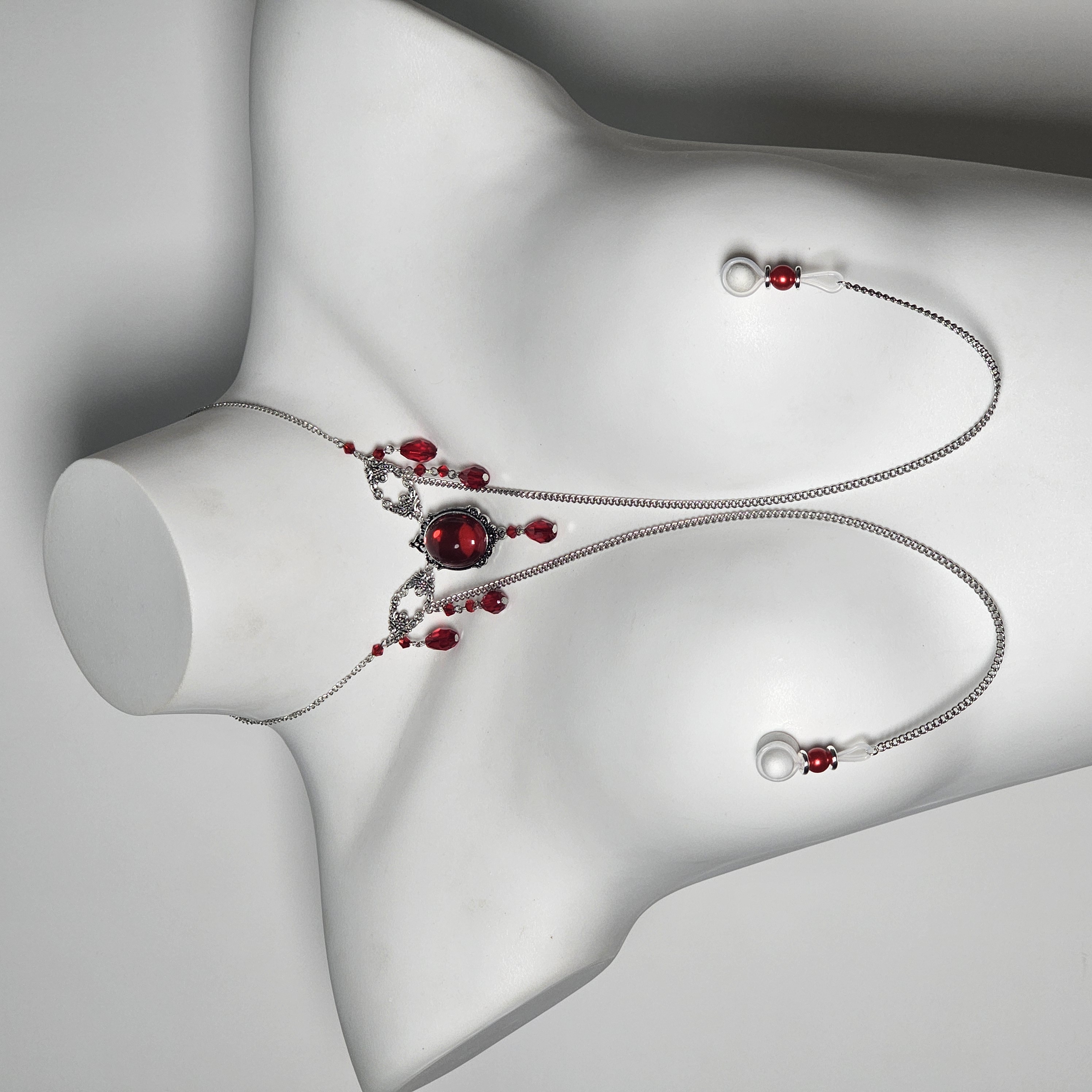 Sexy Ruby Nipple Ring Adjustable Lingerie Accessories - image 1