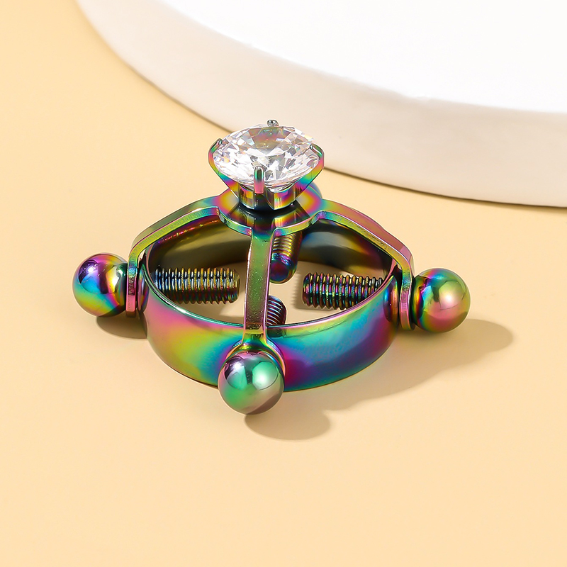 Titanium Steel Adjustable Nipple Ring Adjustable Lingerie Accessories - image 3