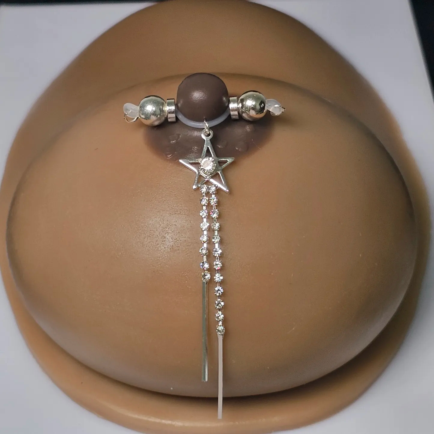 Star Tassel Adjustable Non-Piercing Nipple Rings - image 3