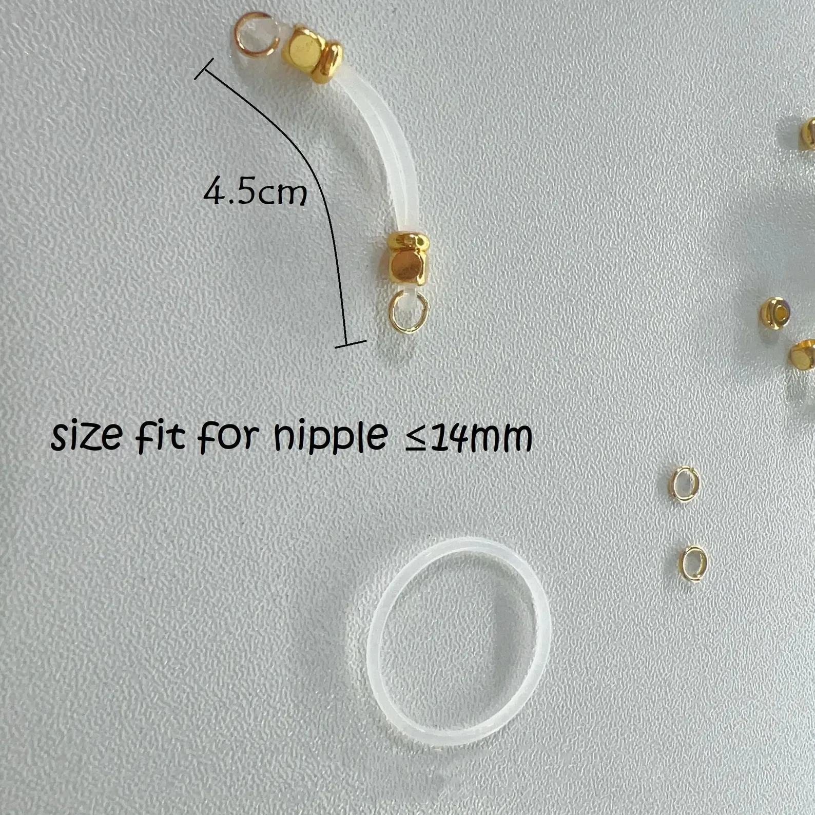 Gold Chain Nipple Clamp Adjustable Lingerie Accessories - image 4