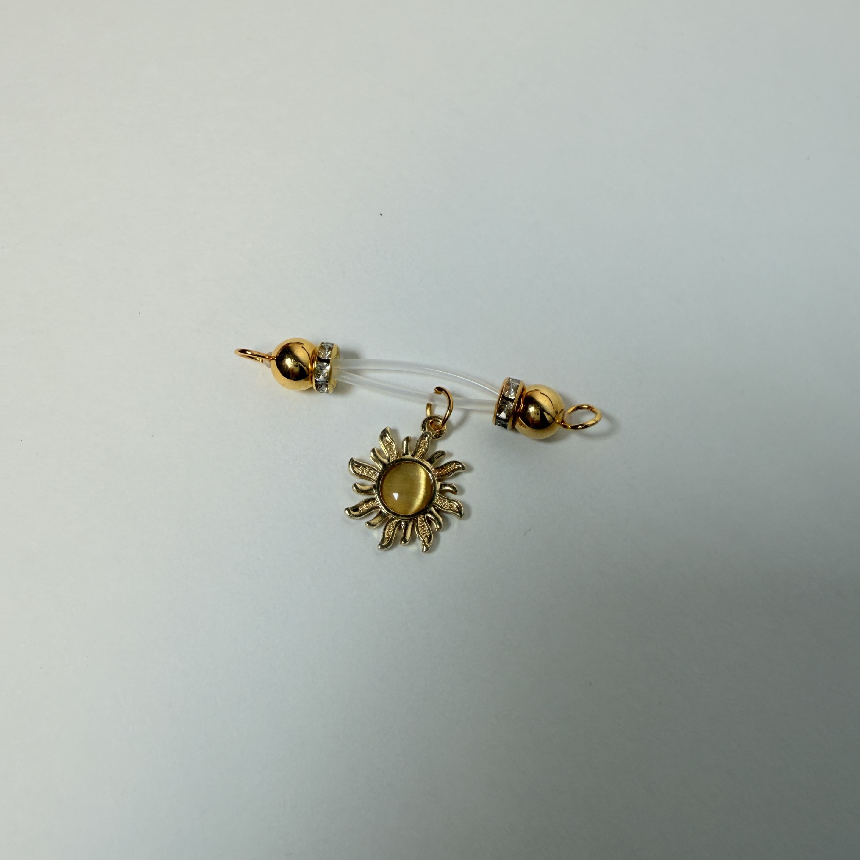 Hole-free Pearl False Nipple Decoration Sunflower Nipple Ring Adjustable Lingerie Accessories - image 5