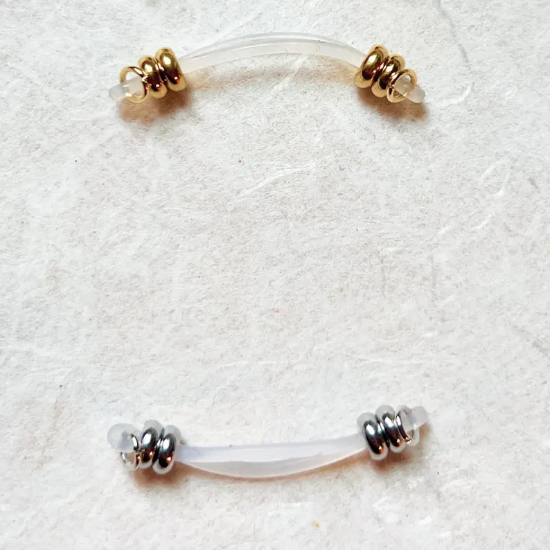 Fake Nipple Barbell Jewelry Nipple Ring Adjustable Lingerie Accessories - image 3