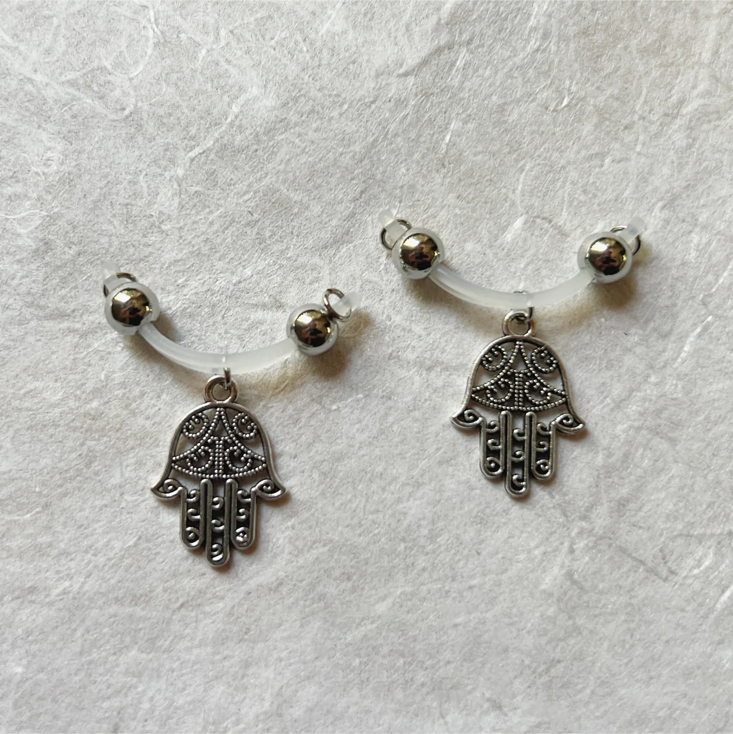 The Gentle Hand Clips Nipple Ring Adjustable Lingerie Accessories - Silver - 2 pack (one pair) - image 2