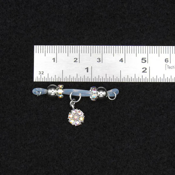 Rhinestone Ball Nipple Clamp Adjustable Lingerie Accessories - image 3