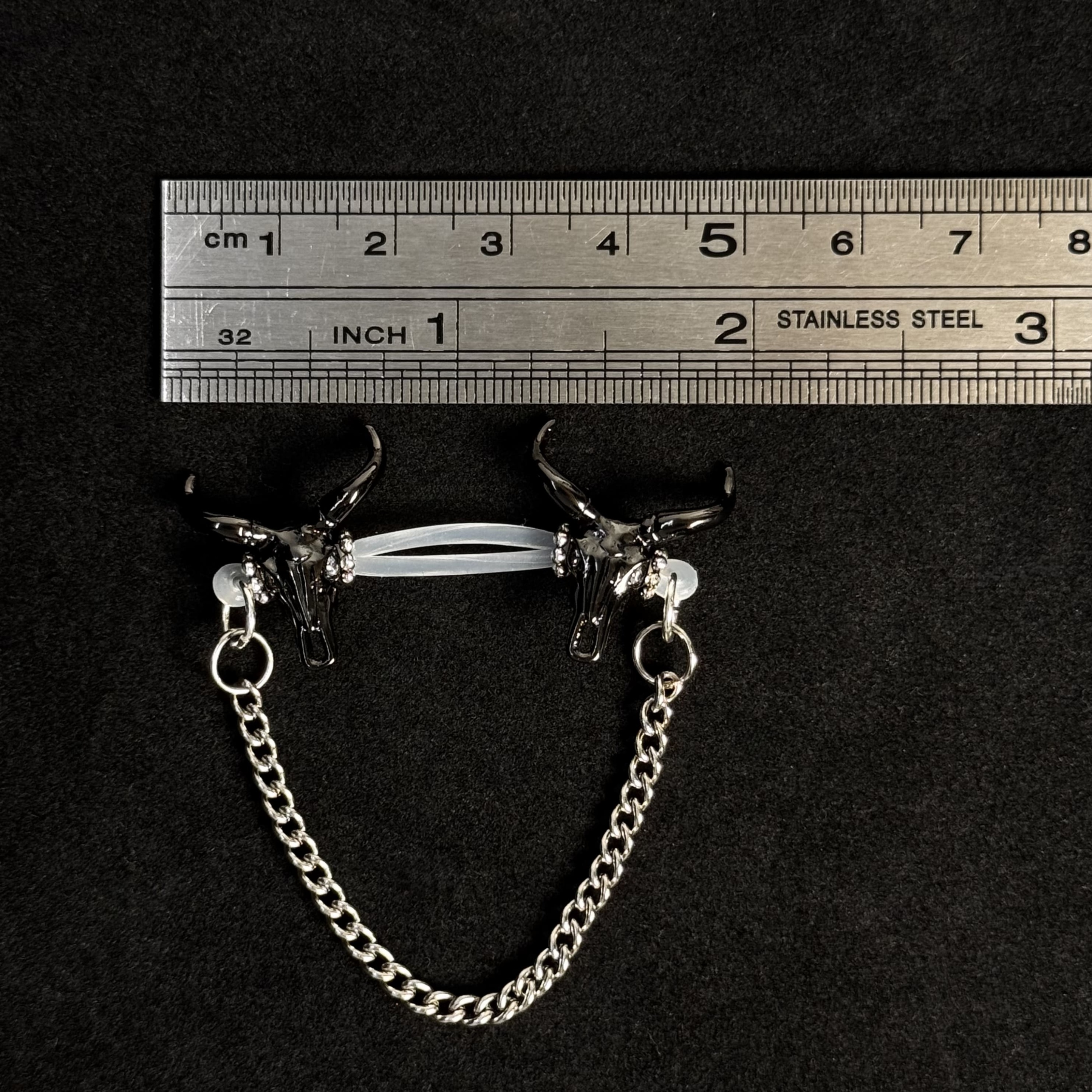 Bonded Bull Chain Clips Nipple Ring Adjustable Lingerie Accessories - image 5