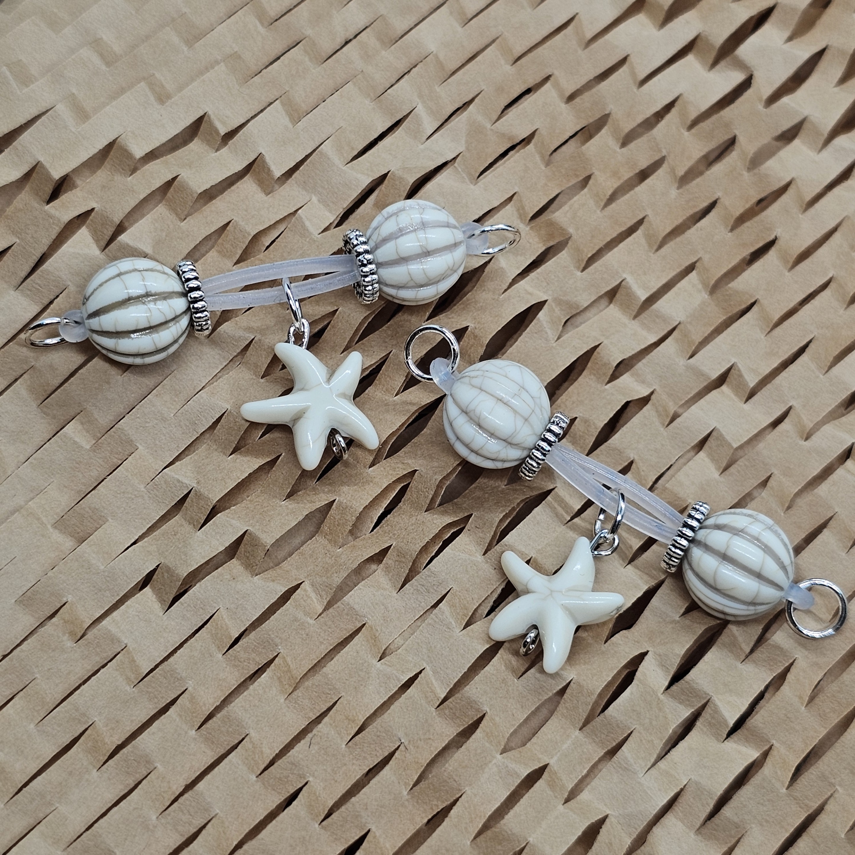 Pearl Star Adjustable Non-Piercing Nipple Rings - image 5