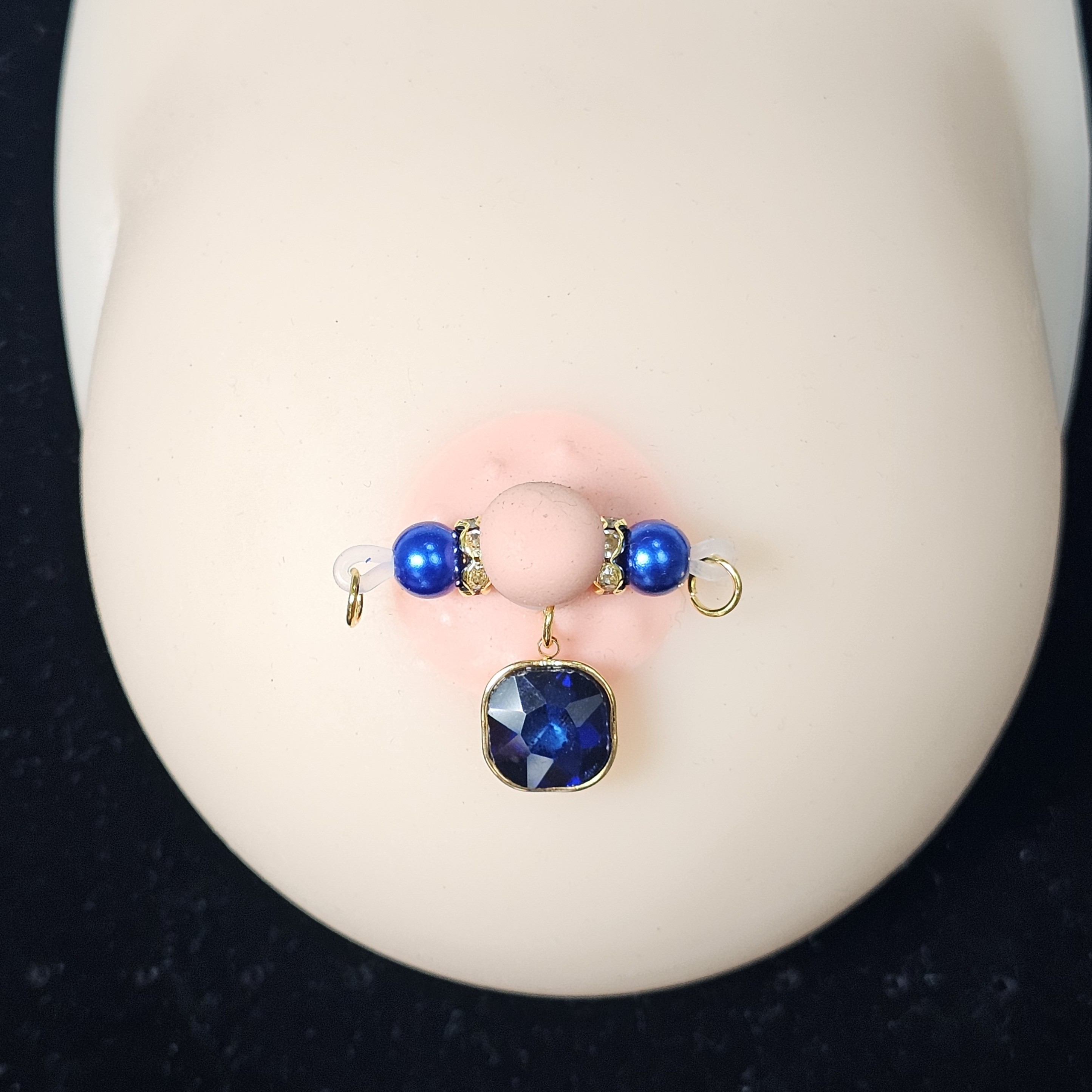 Ocean Jewel Nipple Ring Adjustable Lingerie Accessories - image 1