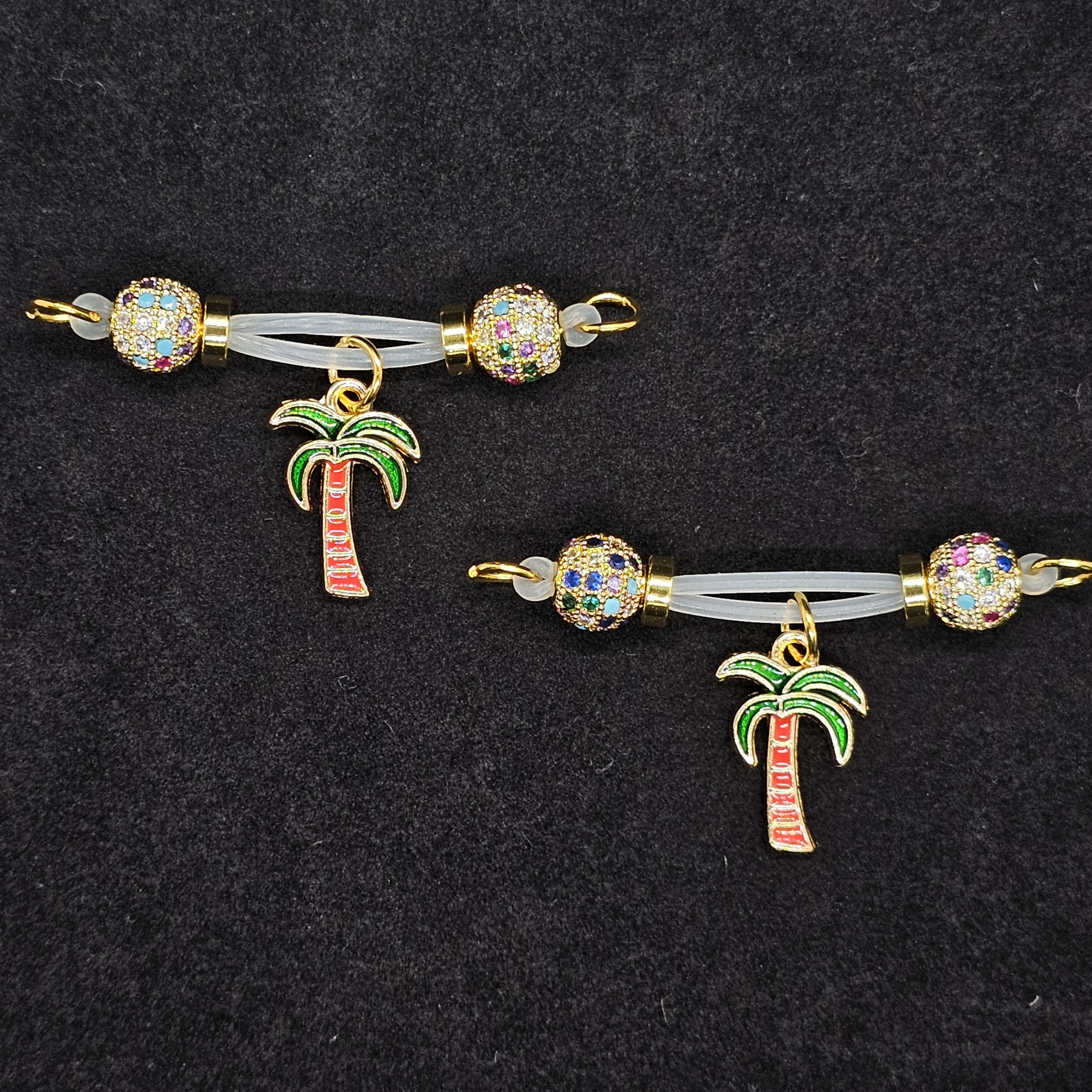 Golden Palm Nipple Ring Adjustable Lingerie Accessories - Multicolor - 2 pack (one pair) - image 2