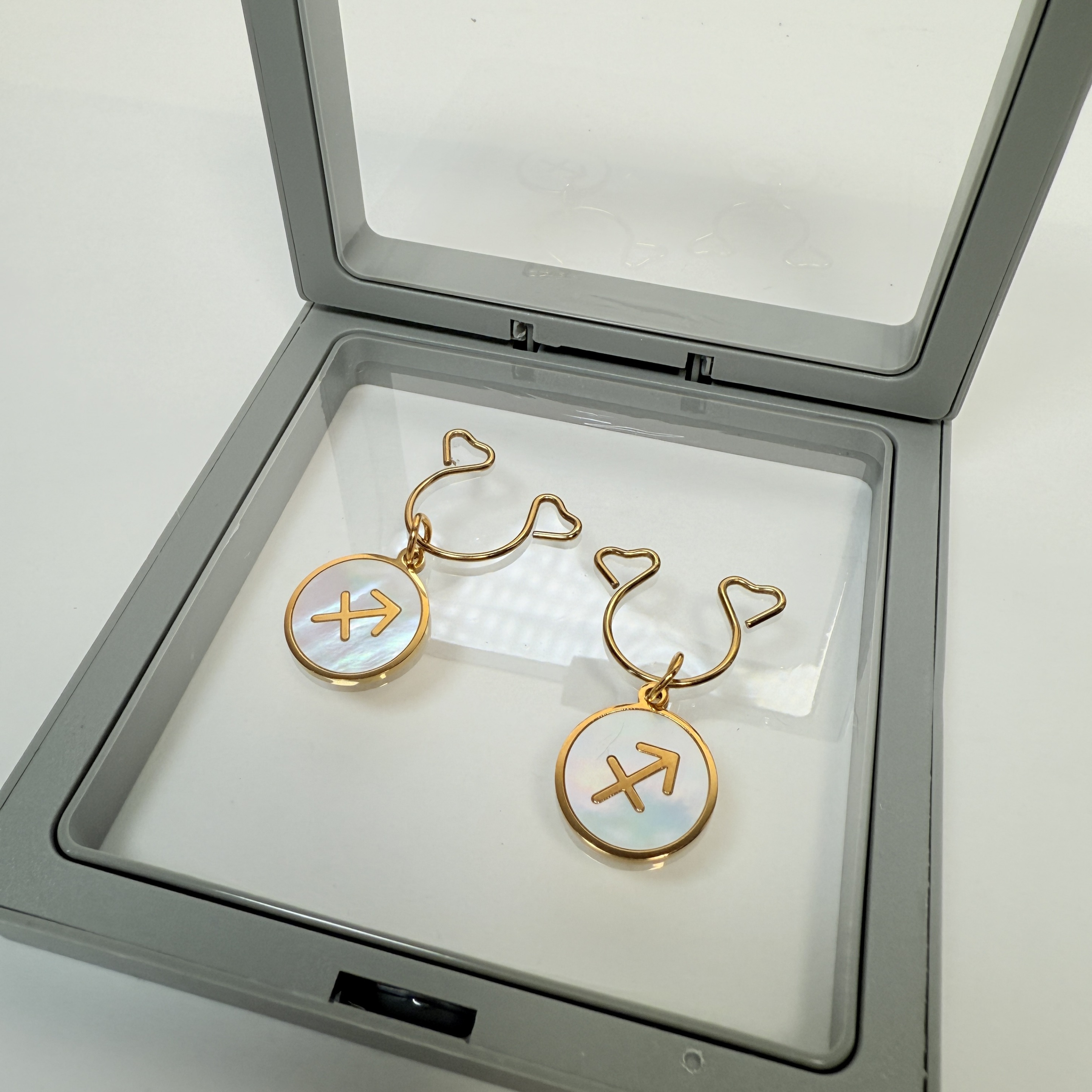 Custom Zodiac Sign Nipple Ring Adjustable Lingerie Accessories - image 4