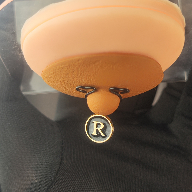 Custom Round Letter Nipple Ring Adjustable Lingerie Accessories - image 2