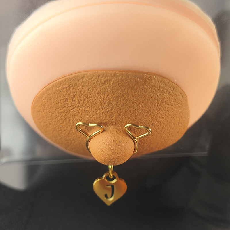 Custom Heart-shaped Hollow letter Nipple Ring Adjustable Lingerie Accessories - image 4